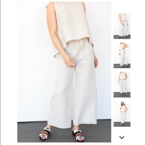 Only Child Linen Cove Pants